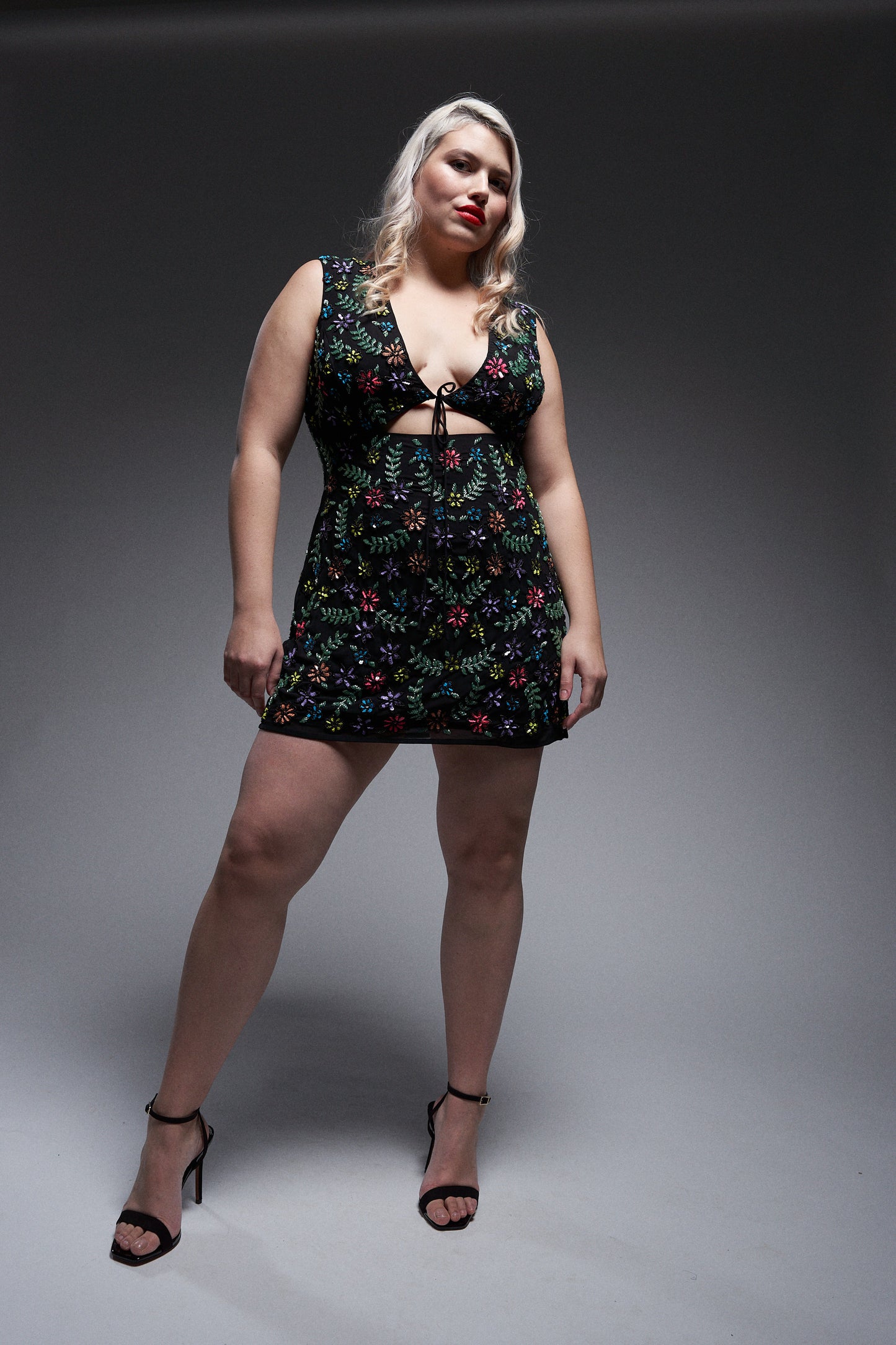 RaeVynn Billie Cut-Out Dress