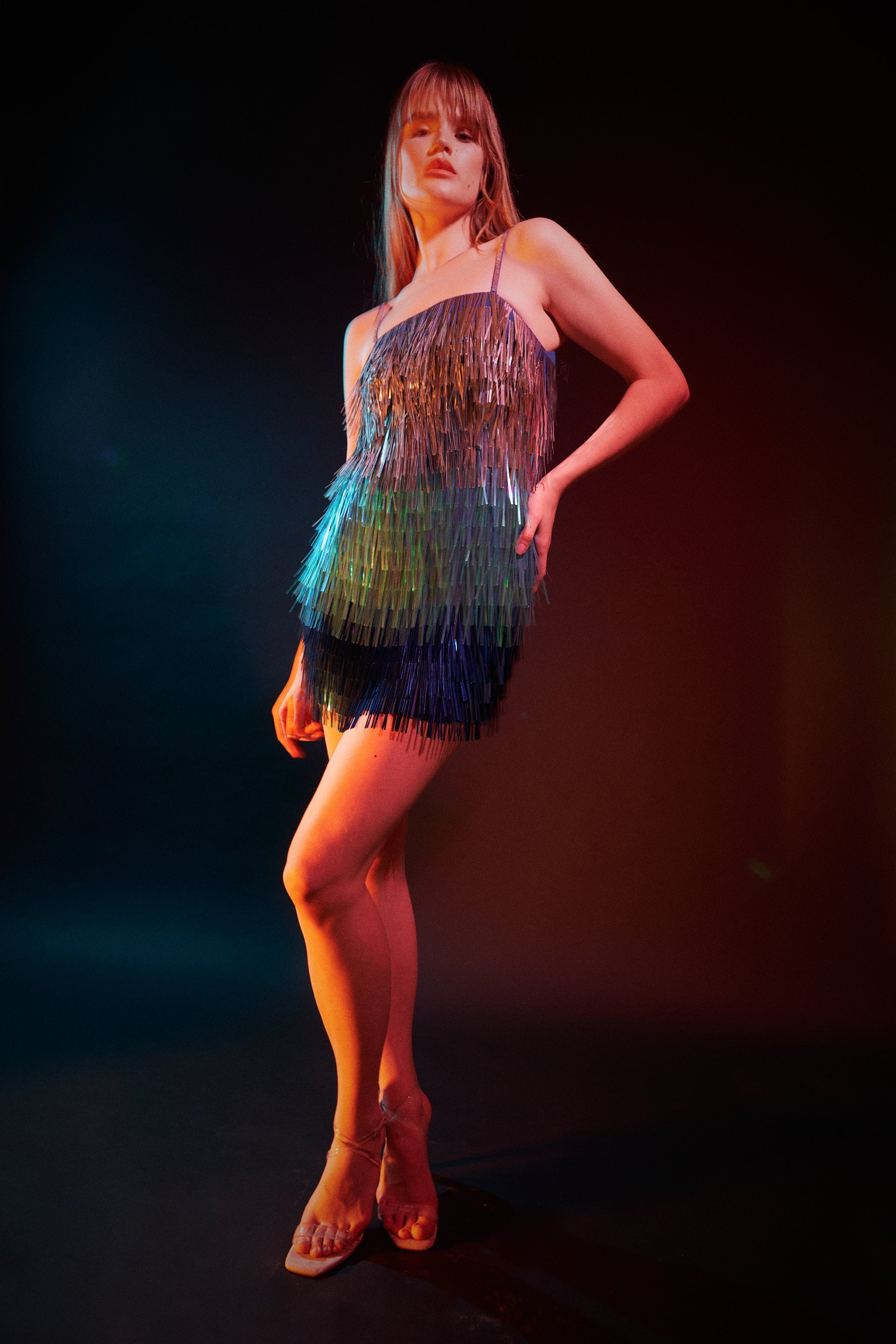 RaeVynn Lennox Fringed Dress